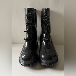 Talon Trax Rubber Overboots Black Men's Size 9 NEW